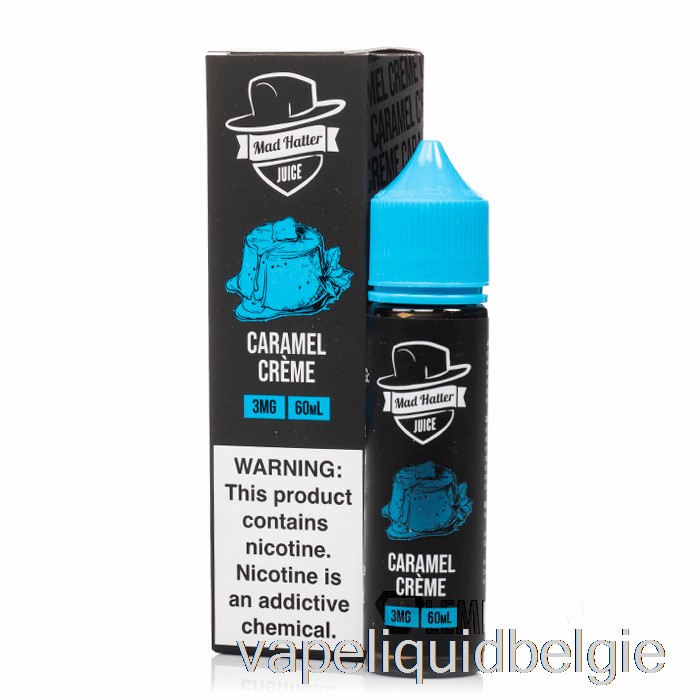 Vape Vloeibare Karamelcrème - Mad Hatter - 60ml 6mg